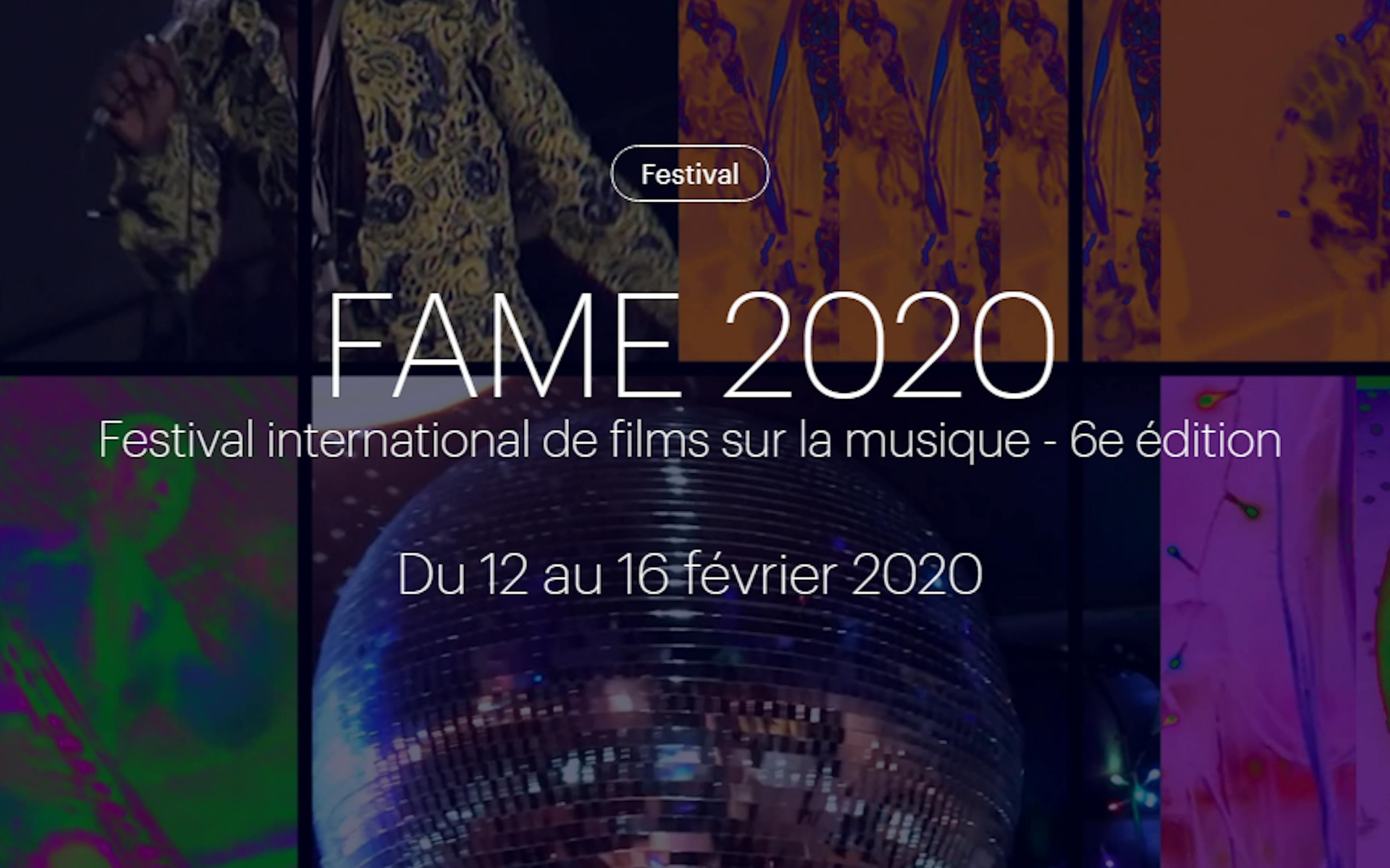 F.A.M.E 2020 : le festival de films musicaux dévoile sa programmation 1