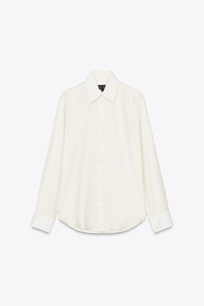 FASHION PACK · La sirène casual comme chez Paolo Sorrentino 2 chemise bimatiere ZARA