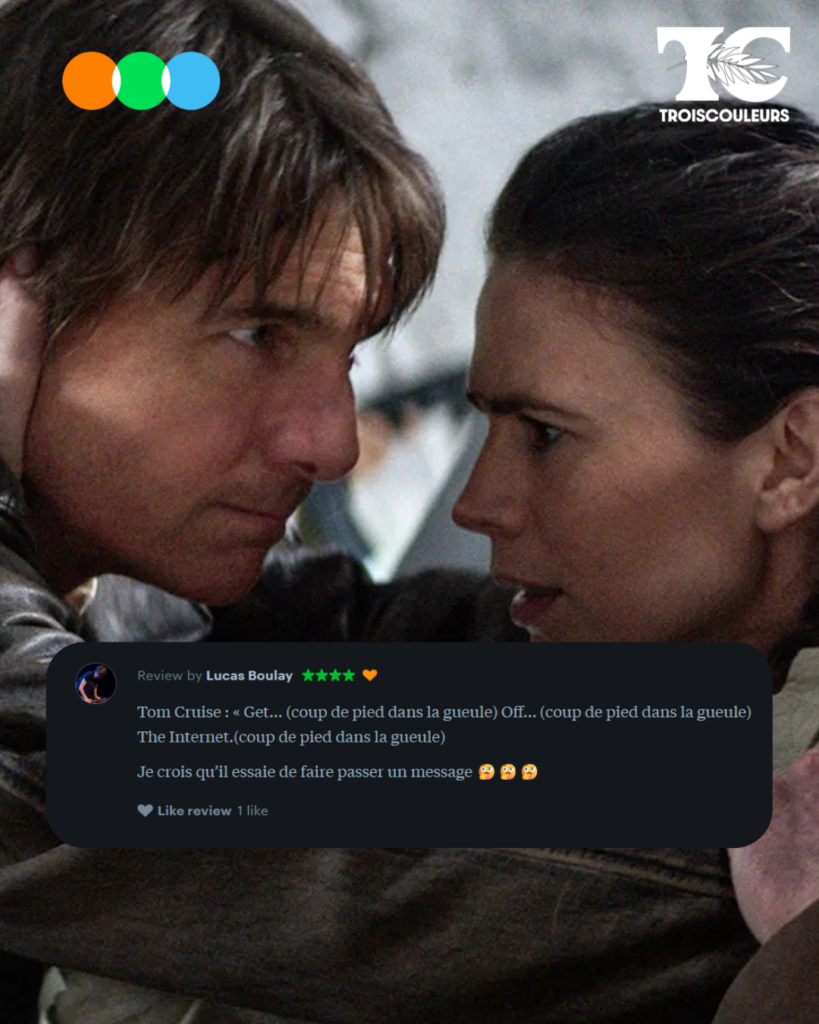 CANNES 2025 · « Mission Impossible - The Final Reckoning » de Christopher McQuarrie : nos reviews préférées sur Letterboxd 10 10 1