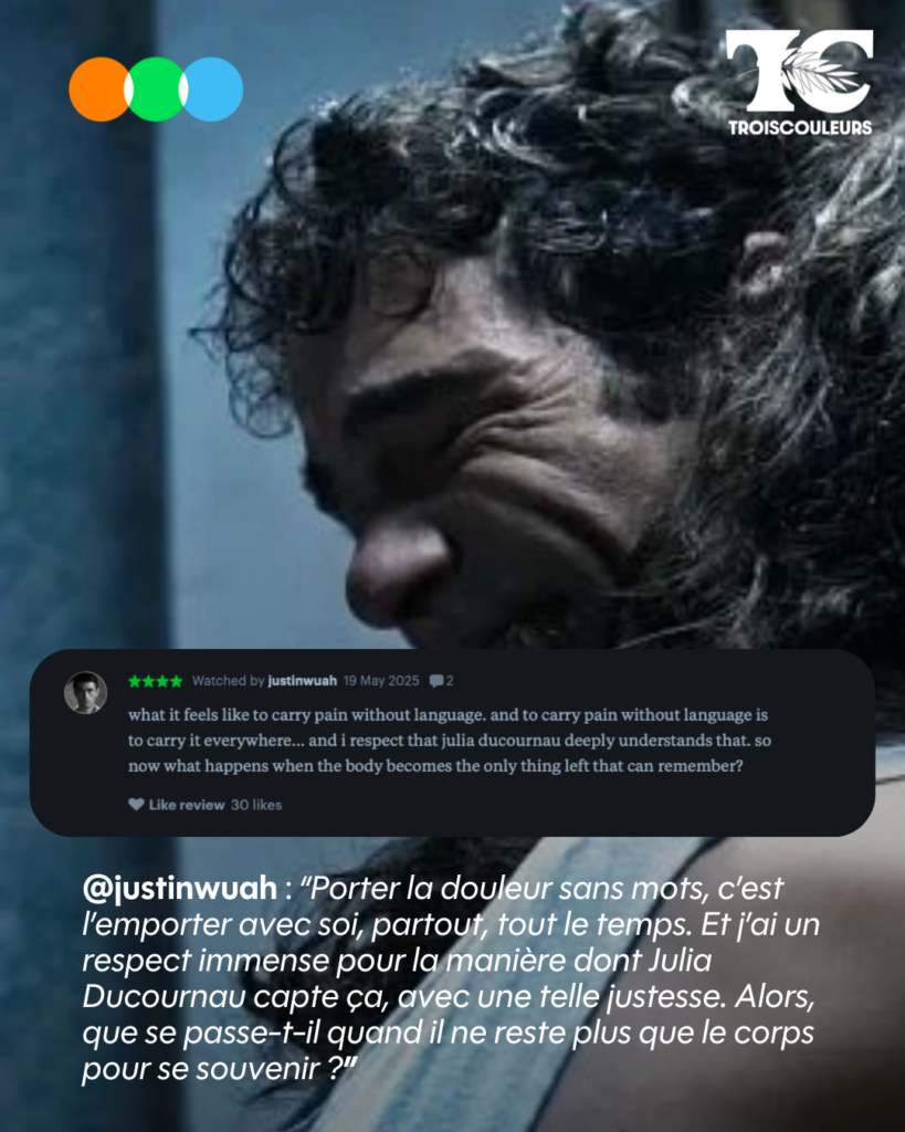 CANNES 2025 · "Alpha" de Julia Ducournau : nos reviews préférées sur Letterboxd 4 4 3