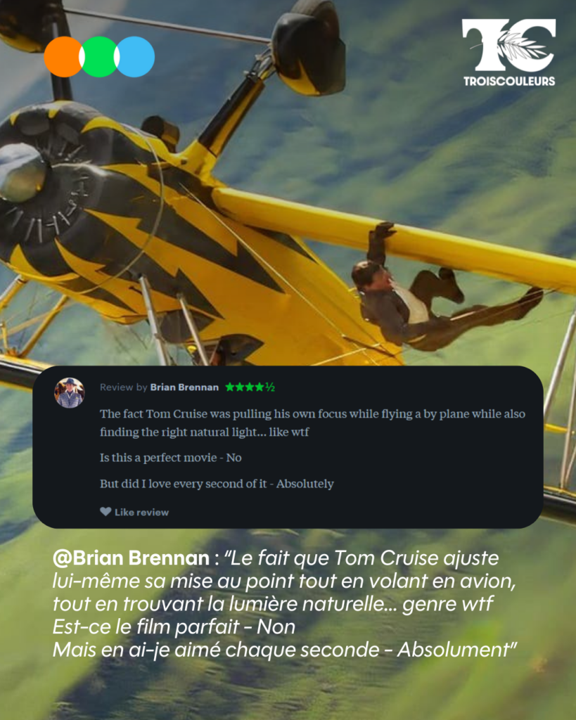 CANNES 2025 · « Mission Impossible - The Final Reckoning » de Christopher McQuarrie : nos reviews préférées sur Letterboxd 7 7 1
