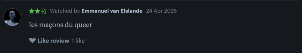 CANNES 2025 · « Enzo » de Robin Campillo : nos reviews préférées sur Letterboxd 4 Capture decran 2025 05 14 a 12.17.18