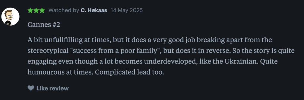 CANNES 2025 · « Enzo » de Robin Campillo : nos reviews préférées sur Letterboxd 9 Capture decran 2025 05 14 a 12.28.28
