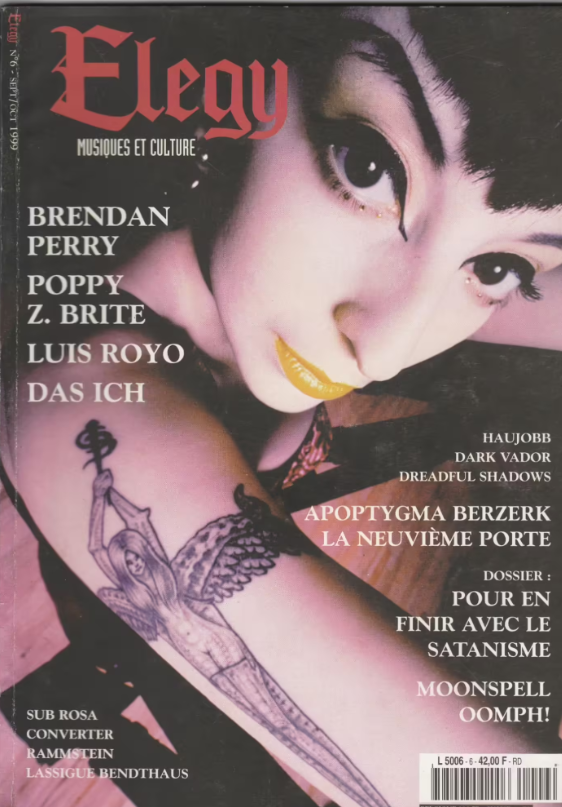 QUEER GAZE · Romy Alizée, artiste : « J’avais un énorme crush sur Gogo Yubari, l’écolière ultra violente dans Kill Bill » 3 Couverture Elegy