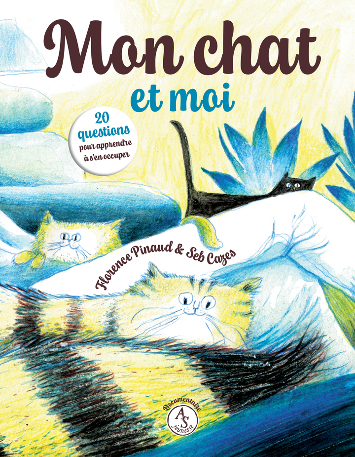 Florence Pinaud, autrice, interviewée par Anouk, 7 ans 3 mon chat et moi