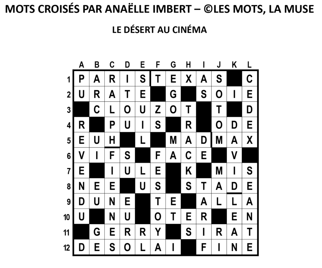 mots croises