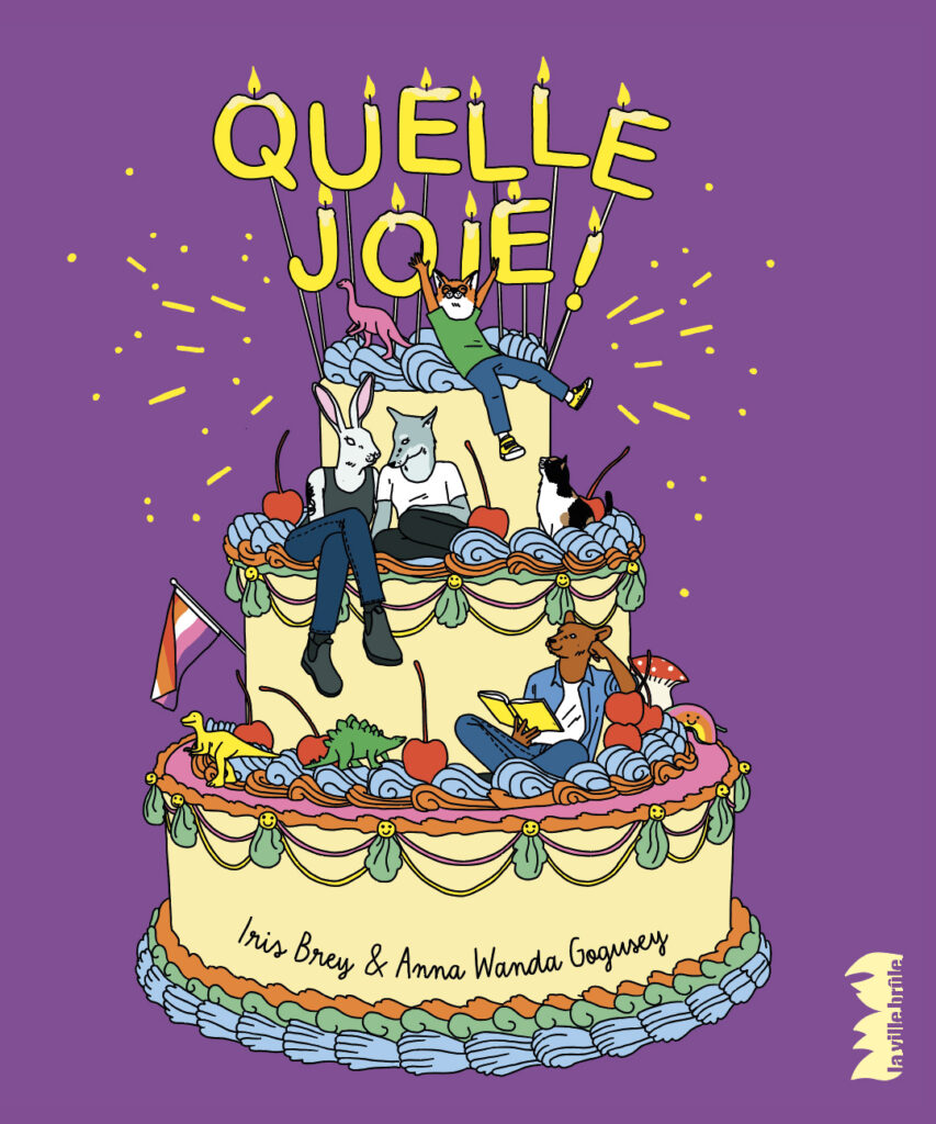 Anouk, 7 ans, interviewe Iris Brey sur "Quelle joie !", son livre jeunesse sur la joie et la famille 2 Quelle joie ! d'Iris Brey et Anna Wanda Gogusey