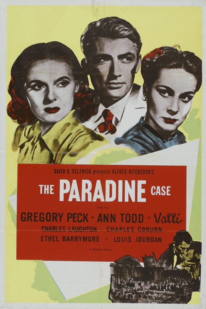 The Paradine Case Poster