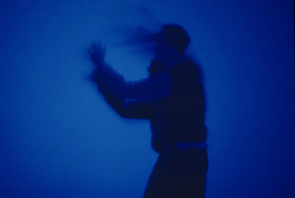 Tilda Swinton : « Je pense que Derek Jarman est un très bon exemple d’artiste dont la vie et le travail ne faisaient qu’un. » 4 blue derek jarman