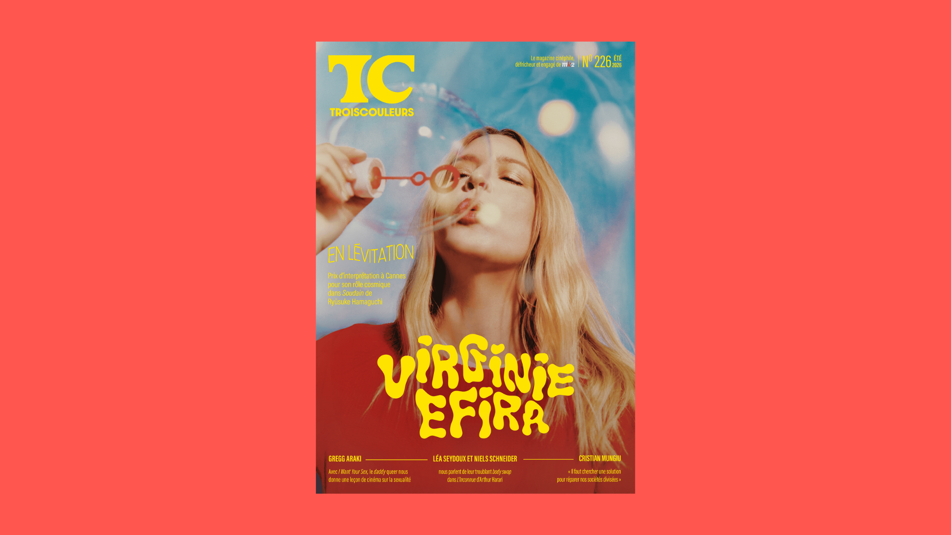 La couv’ de l’été : Virginie Efira, en lévitation